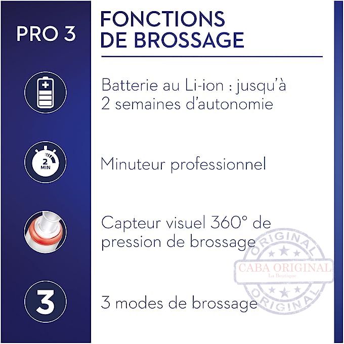 فرشاة أسنان أورال-بي برو 3 الكهربائية 5