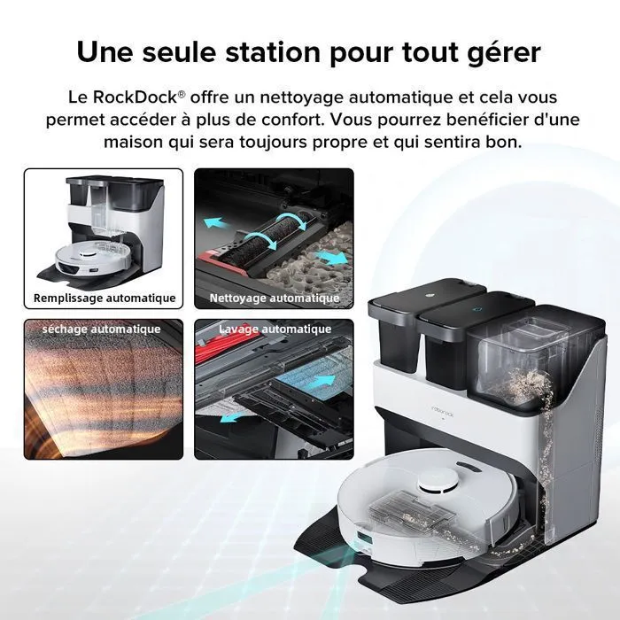 Roborock S7 Max Ultra Blanc - Robot Vacuum and Mop 4