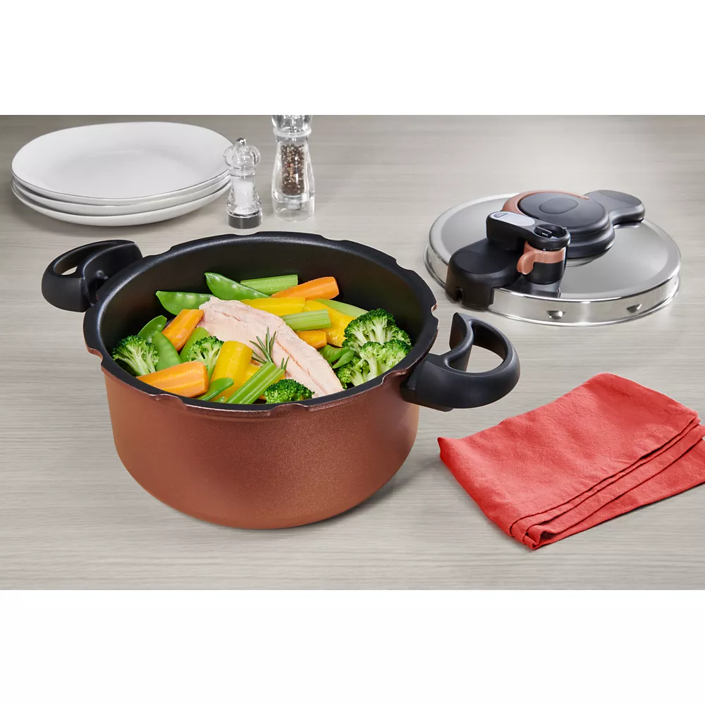 Cocotte SEB ClipsoMinut' Duo Copper 5L 6