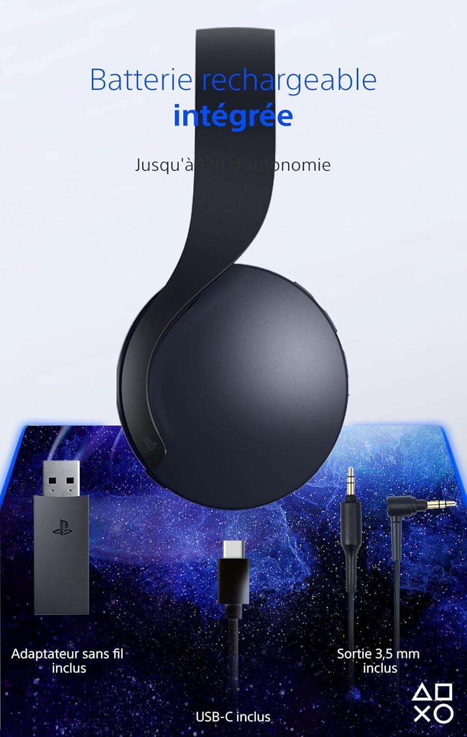 Casque sans fil PULSE 3D - Midnight Black [PlayStation 5] 5