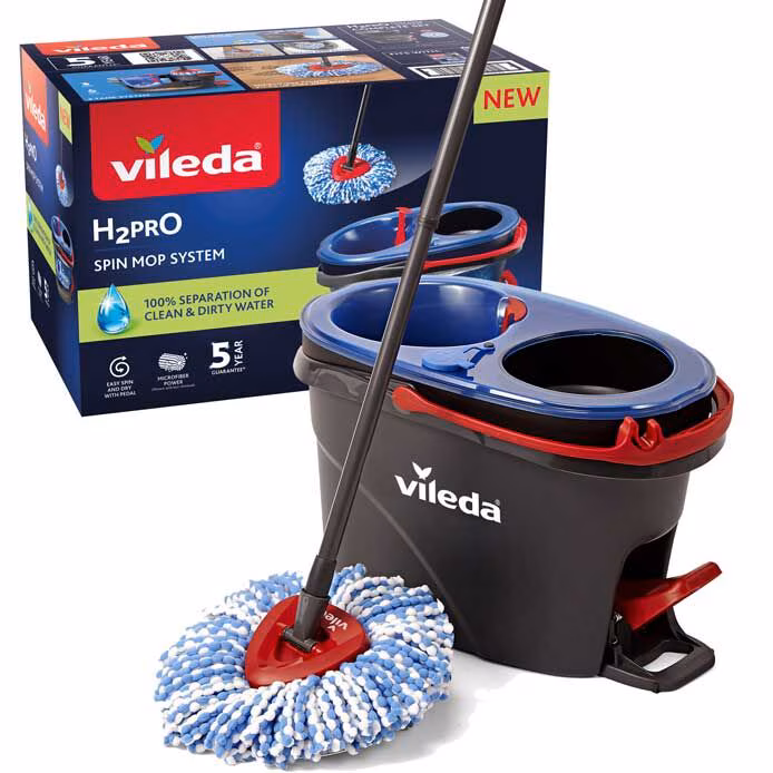 Vileda H2prO Spin Mop by Vileda