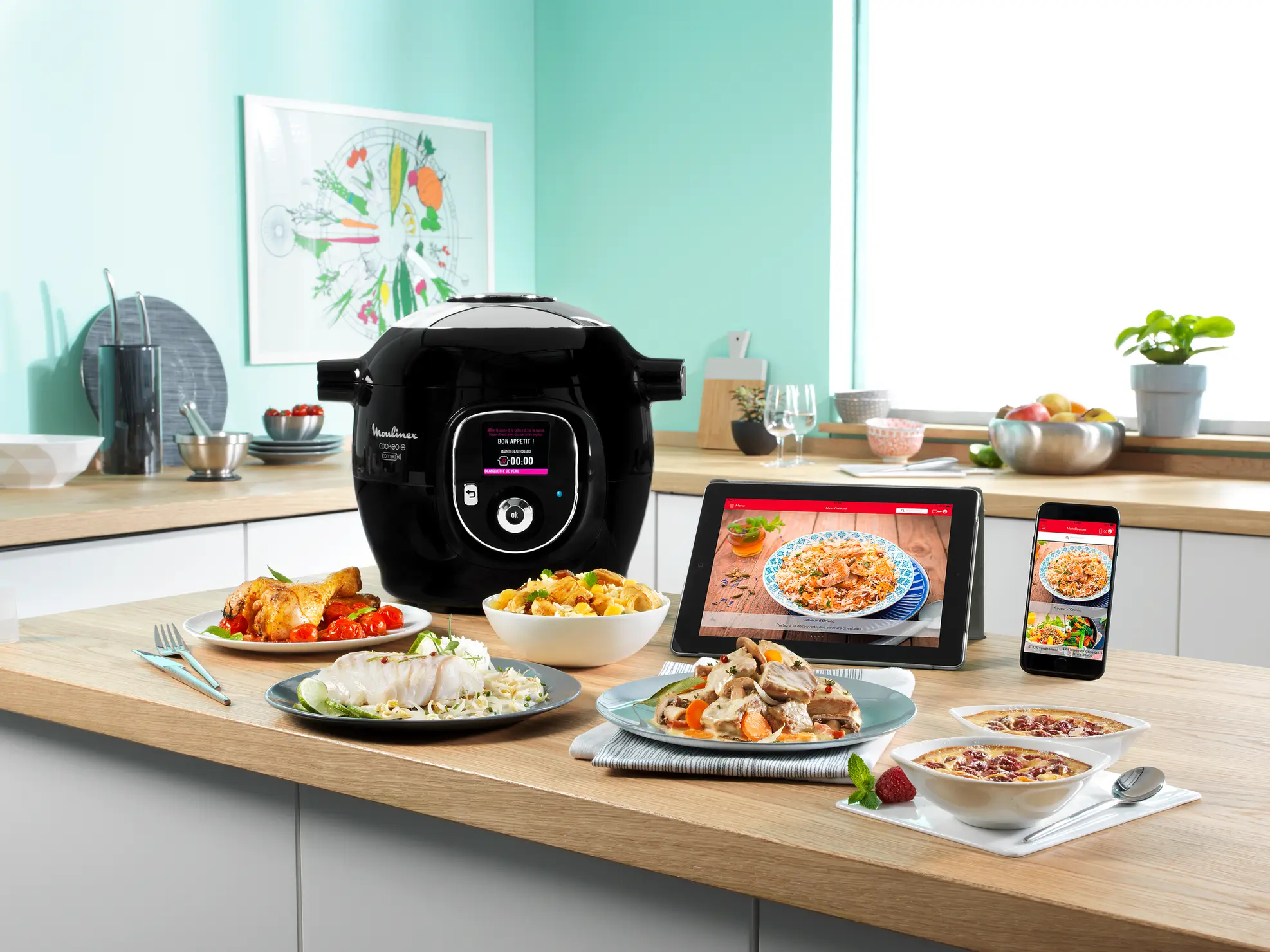 Moulinex Cookeo+ Connect 200 Recettes - Noir 6