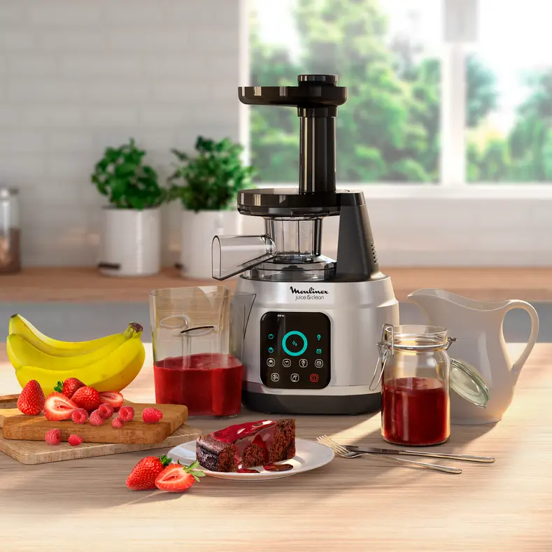 Moulinex عصارة Juice & Clean الألمنيوم ZU420E10 4