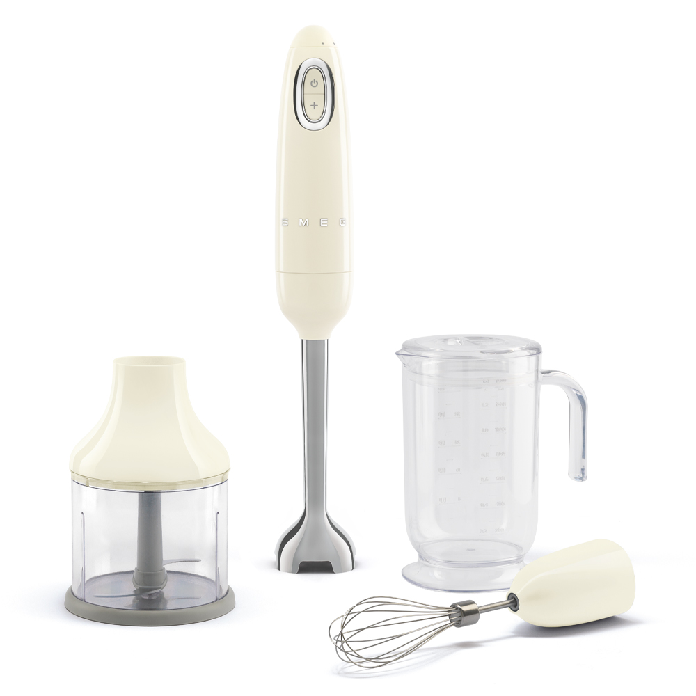 Hand Blender Smeg with Accessories 700W HBF03CREU by Smeg