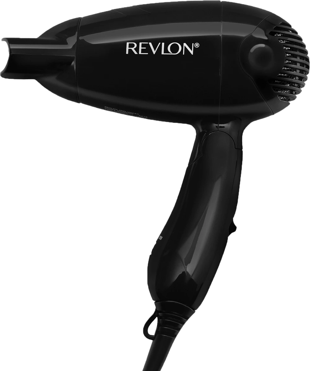 Revlon Folding Travel Hair Dryer - Compact and Light Weight - 1200 Watts - Black by Revlon