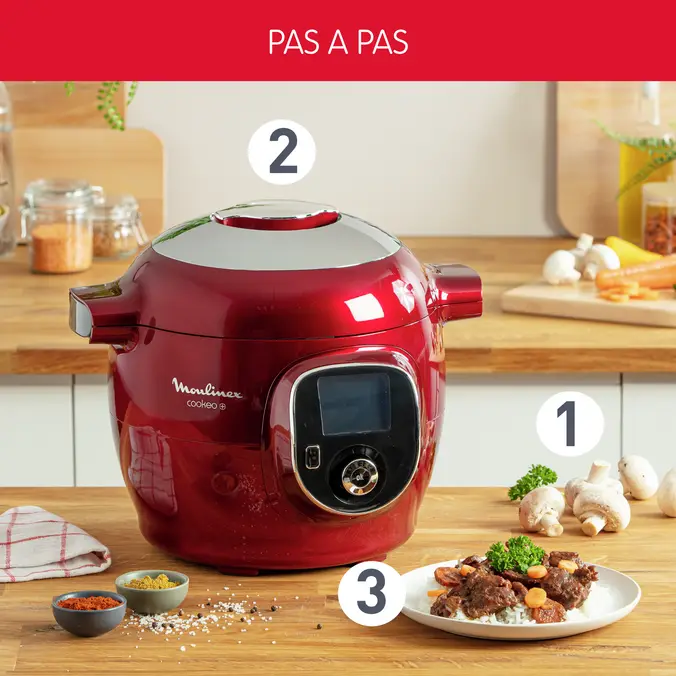 Moulinex Cookeo+ 180 Recettes - Rouge 4