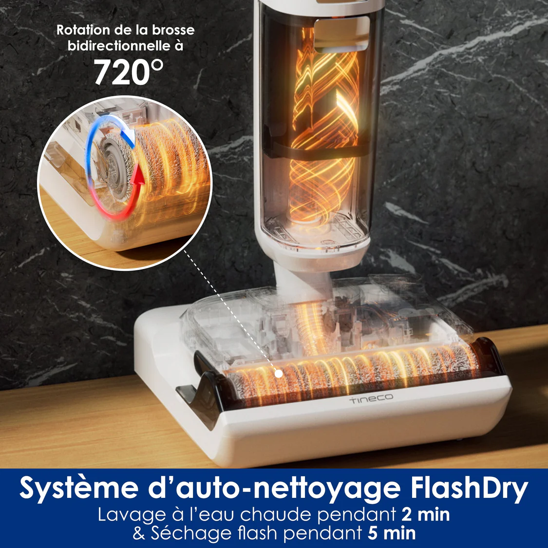 تينكو فلور وان ستريتش S6 - مكنسة كهربائية رطبة وجافة 4