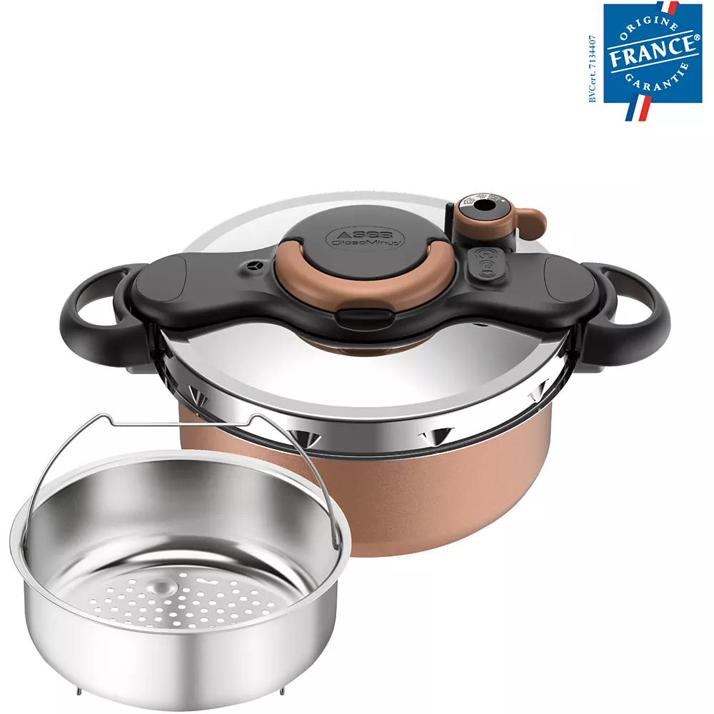 Cocotte SEB ClipsoMinut' Duo Copper 5L 3