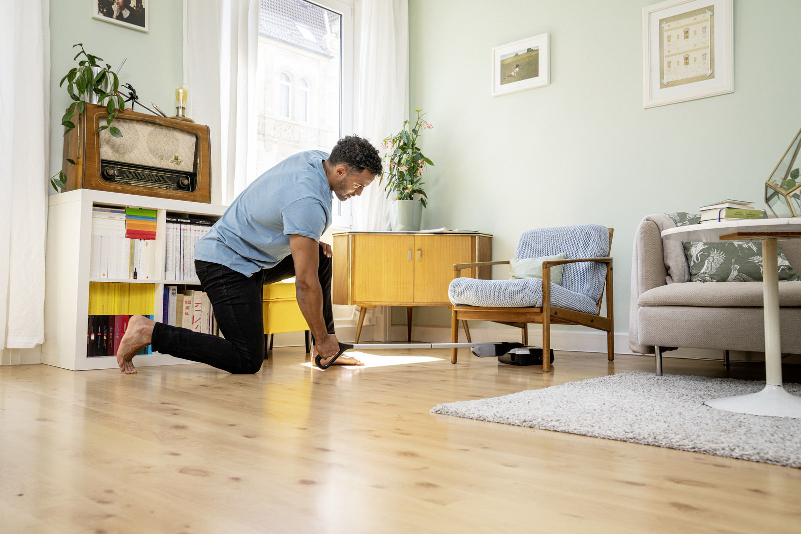 منظف الأرضيات اللاسلكي كارتشر FC 2-4 - مجموعة بطارية 4